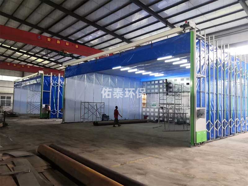移動伸縮式噴漆房日常使用要注意的問題有哪些？